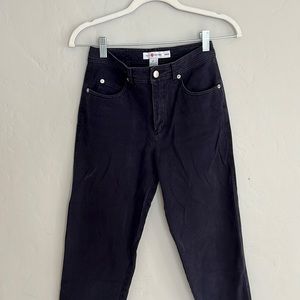 Womens Size 2 Petite Blue Khaiki Skinny ankle Pants